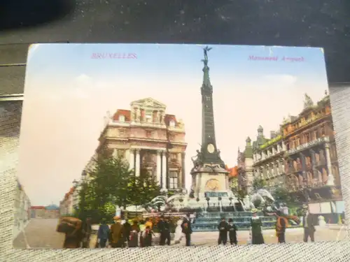 Bruxelles ; col. AK Monument Ansbach  Karte  ist nicht gelaufen um 1915