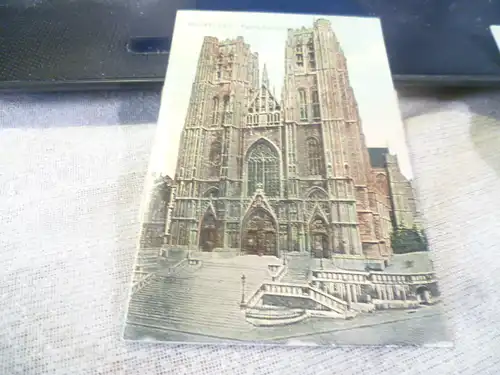 Bruxelles ; col. Ak. Eglise Sainte Gudule Karte  ist nicht gelaufen um 1915