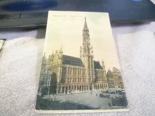 Bruxelles ; col.  Hotel de Ville Karte  ist nicht gelaufen um 1915 