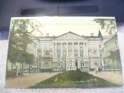 Bruxelles ; col.  Le Parc et le Palaise de la Nation Karte  ist nicht gelaufen um 1915 