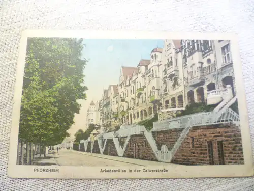 Pforzheim Arkadenvillen in der Calwerstrasse   AK um 1920