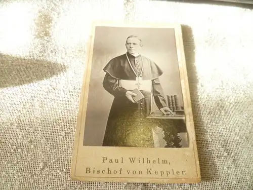    Fotografie: Dr. Paul Wilhem  von Keppler 1852 - 1926 , Bischoff von Rottenburg   um 1890  