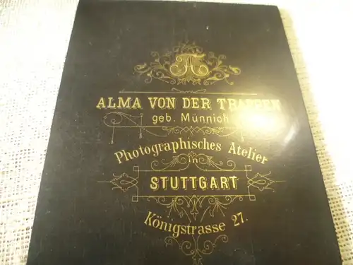 Stuttgart  Atelier Alma von der Trappen 1849-1923 Königstr.27 :  Edle Dame der Gesellschaft  um 1890 