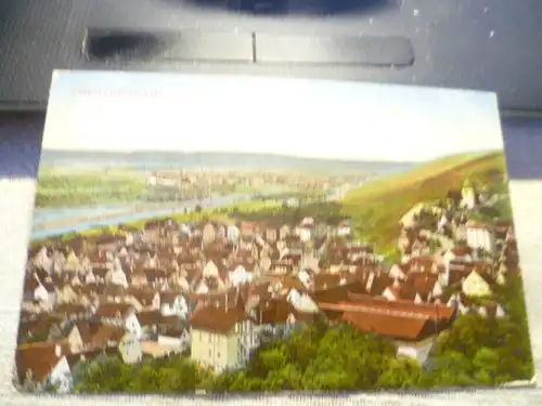 Stuttgart Obertürkheim Luftaufnahme Panorama   AK: Karte gelaufen um 1920