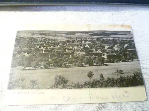 Essingen   AK Luftaufnahme Panoramakarte gelaufen um 1915 sehr selten am Markt!