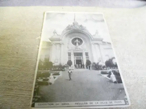 Bruxelles Exposition De Grand Pavillon DE LA Paris  Karte  ist gelaufen 1914   Feldpost  KD Feldpoststation Nr.4 b