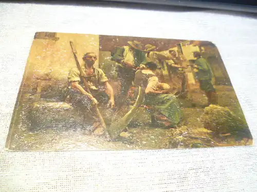 Le`Hermitte:  Auszahlung der Schnitter Karte  nicht gelaufen um 1915