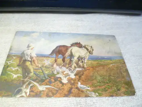 L. Kemp Welch: Hinter dem Pflug : Karte  nicht gelaufen um 1915