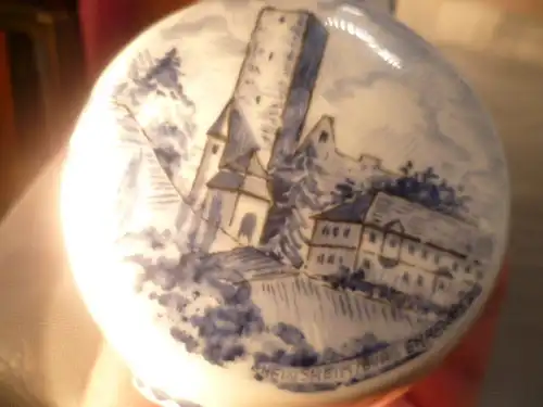 6927 Heinsheim Schloss Ehrenberg porcelain vase Vintage 1960-70