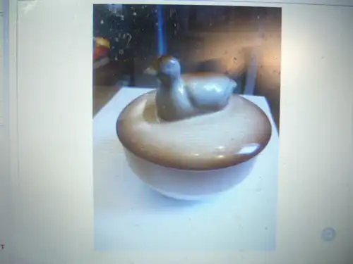 Jams or butter dish Spray Decor from Art Deco  1920-1949 Diameter: 11cm Showcases state!