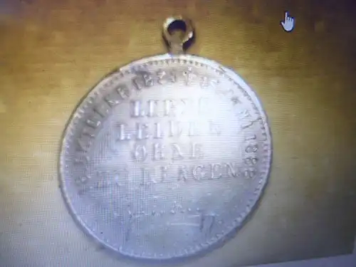 Medalie Friedrich German Emperor King v. Prussia "Learn suffering without complaining."
