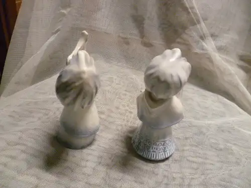 Cortendorf Mädchen mit Harfe und Junge singend  Höhe: 15 cm aus meiner VItrine