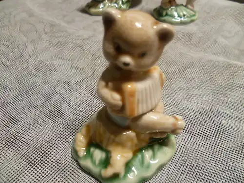 Steiff ??Hummel ?? oder in der Art Goebel Vintage 3 Stück Bären wohl 1960/70 Jahre alle aus meiner Vitrine