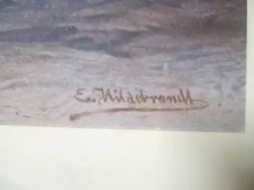 Eduard Hildebrandt Chromolithography Journey Around the Earth, Signed in Stone u. designated Port of Nagasaki