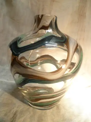  Murano  Schlickerdekor Ballonvase Vintage aus den 1950-60 Jahren