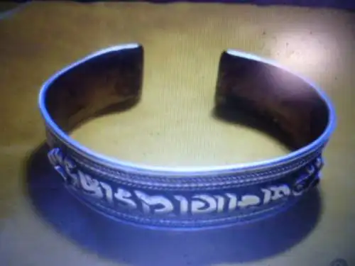 Osmanika Armspange Silber besetzt mit Rubine Asiatika Osmanika? um 1900 aus Silber nicht punziert