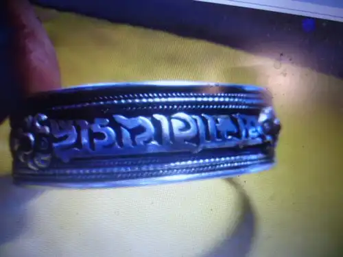 Osmanika Armspange Silber besetzt mit Rubine Asiatika Osmanika? um 1900 aus Silber nicht punziert
