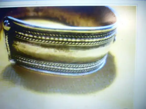 Osmanika Armspange Silber besetzt mit Rubine Asiatika Osmanika? um 1900 aus Silber nicht punziert