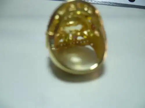 Citrin Turmalin  Weisstopasen voll ausgefasst  Ring 925 massiv Vintage das Top Geschenk Juwelierware aus 1970