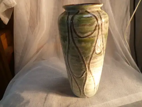 heinz Siery Designer Vase Vintage wohl eine Scheurich Vase 125.25 ?? aus den 1950 Jahren seltenes Dekor Maße; 25 cm