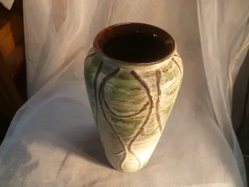 heinz Siery Designer Vase Vintage wohl eine Scheurich Vase 125.25 ?? aus den 1950 Jahren seltenes Dekor Maße; 25 cm