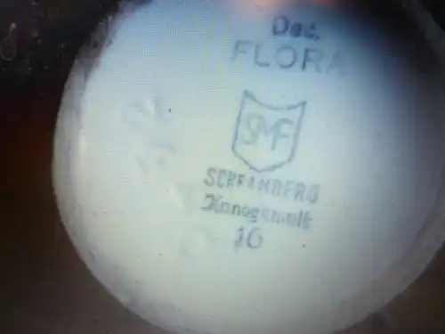 Schramberg  VIntage Bowle+SaftDesign Flora Sonnenblumen bestehend aus: 6 Becher+1 Bowlebehälter