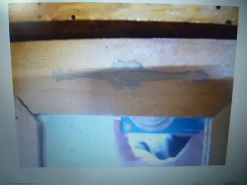 Puppenstuben Spiegelschrank um 1910-25 mit Schubfach reines Jugendstil ,