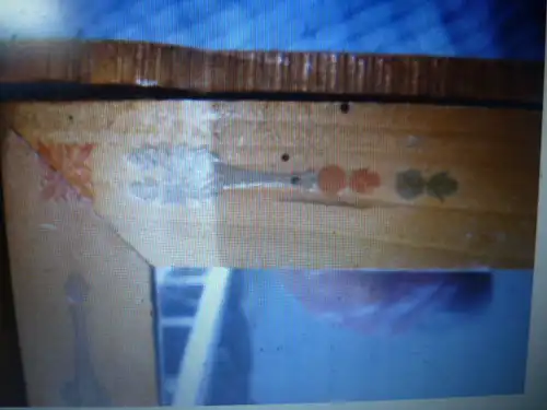 Puppenstuben Spiegelschrank um 1910-25 mit Schubfach reines Jugendstil ,