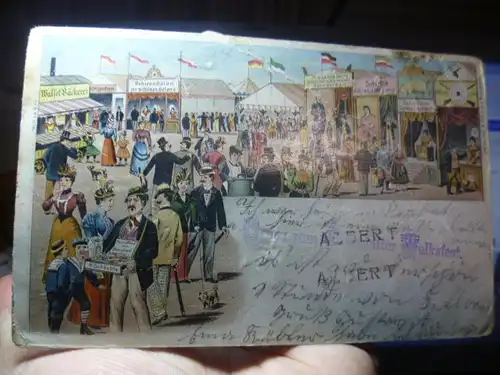 Cannstatter Wrasen Volksfest seltene Karte von 1903 ich möchte gerne Euro 14 für diese Karte