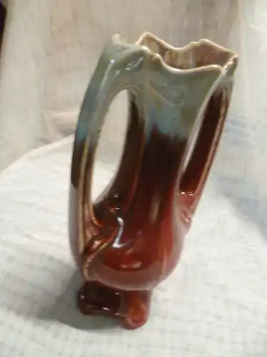 Guimand Hector 1877-1942 Jugendstil Vase Belgien 1910-25 Flieder-Dunkelrot Bodennr. 1648 BELGIEN H;24 cm