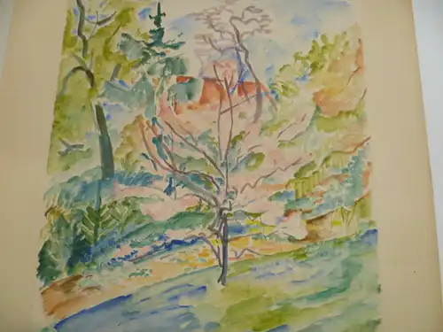 Prof. H.Flesche 1886-Braunschweig 1972"Frühling in Braunschweig" signiert um 1924 entstanden