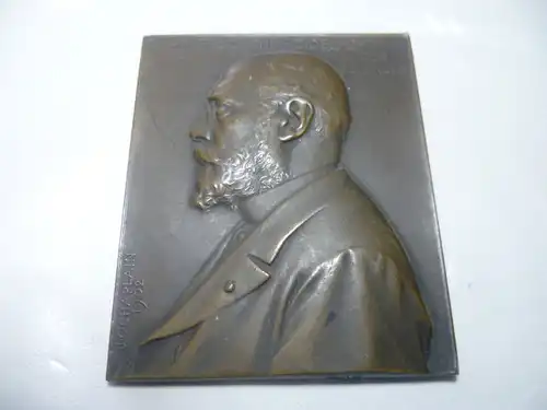 Jules-Clément Chaplain 1839-1909  Bronze C.J.Bouchard 1902 schuf anlässlich des 65. Geburtstages von Charles-Joseph Bouchard