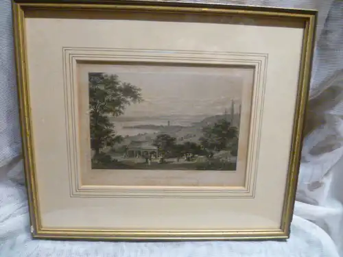 Untersee mit Konstanz James Charter 1798-1855 u Louis Mayer 1791-1843 Der Untersee mit Konstanz Stahlstich um 1840