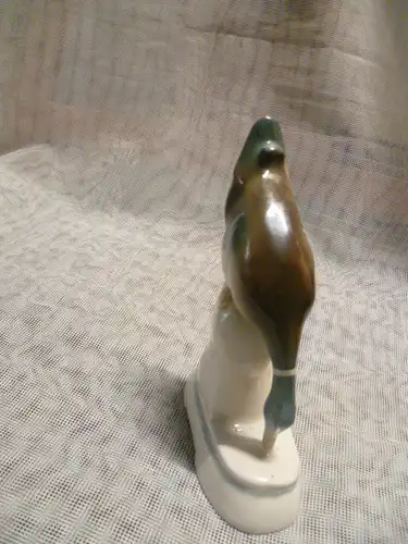 Ente beim Gründeln Porzellanfigur Art DEko um 1930-40 wohl Thüringer Manufaktur