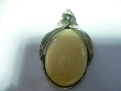 Vintage 1970 Anhänger Silber 835 Meister FE oder PE ? Designer Schmuck massive Verarbeitung Einlage El...