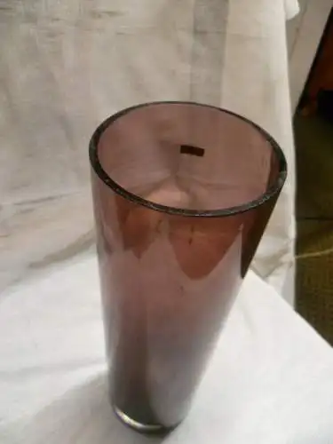 WMF Geislingen Vase 30,5 cm Höch!! Art Glas Panton Ära der 1960-70 Jahre Violettfarben