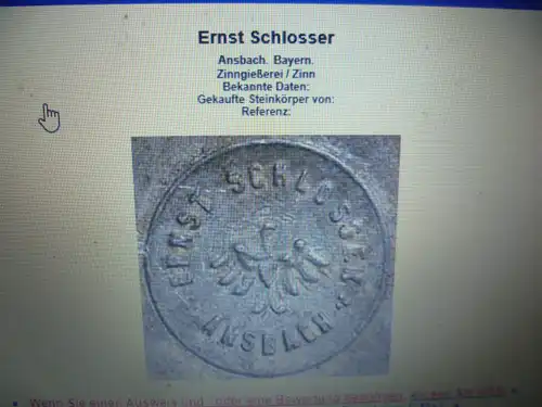 Westerwälder Mittelfranken Ritzkanne Meisterstempel Ernst Schlosser 91522 Ansbach um 1870 später 1901 Porzellaneinlage Sinnspruch datiert