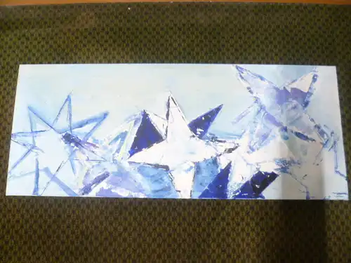 Frey Paula Maria 1943-2014 Hauptwerk v 1999 signiert "Space" Space Signiertes Werk P.M.Frey datiert 1999