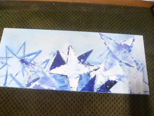 Frey Paula Maria 1943-2014 Hauptwerk v 1999 signiert "Space" Space Signiertes Werk P.M.Frey datiert 1999