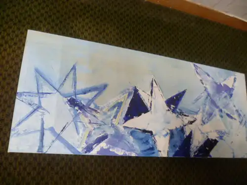 Frey Paula Maria 1943-2014 Hauptwerk v 1999 signiert "Space" Space Signiertes Werk P.M.Frey datiert 1999