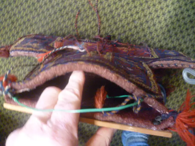 Belutsch Salztasche Alte Afghan Nomaden Orient Teppich Kelim Old Baluch Salt bag Sammler Alte Spezial Moshvani Belutsch Salztasche, Walnuss 6