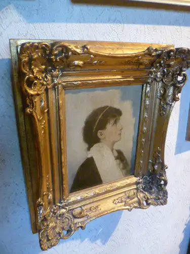 Fritz Beinke 1842-1912An Offering to the Gods Düsseldorfer AK deutscher Genremaler ein besonderes kleinformatiges Original