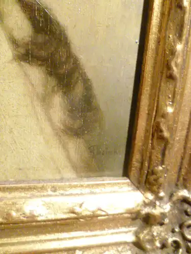 Fritz Beinke 1842-1912An Offering to the Gods Düsseldorfer AK deutscher Genremaler ein besonderes kleinformatiges Original