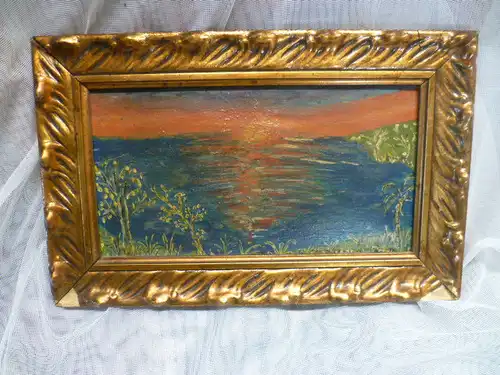 Milan Kabat 1945 -? "Südssee Sonnenuntergang" Art Van Gogh