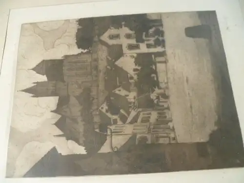 Adolf Luntz 1875-1924 Schwäbisch Hall Coburg ? Radierung, rechts signiert