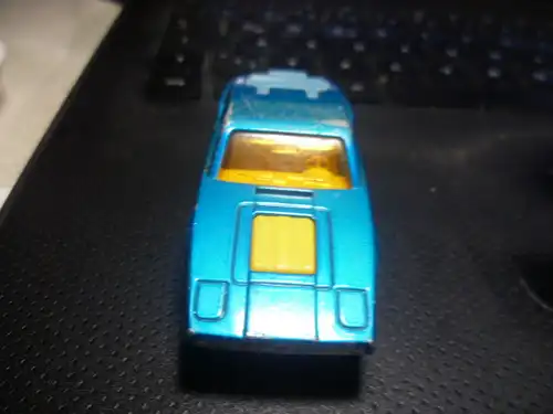 Matchbox SF65 Lesney Saab 1973 Sonnet, blaumetalli, Heckklappe Superfast Großbritanien -Lesney