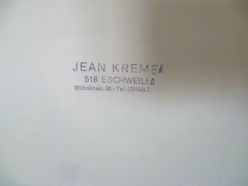 Jean Kremer Eschweiler " Rosenstrauß in einer Vase ,impressionistisches Stilleben" signiert!