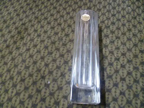 Genuine lead crystal Vase Vintage 1970 aus der Vitrine Höhe 20 cm