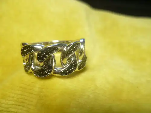 Spinell besetzter  Juwelier Ring Silber 925 Vintage 1970 Jahre