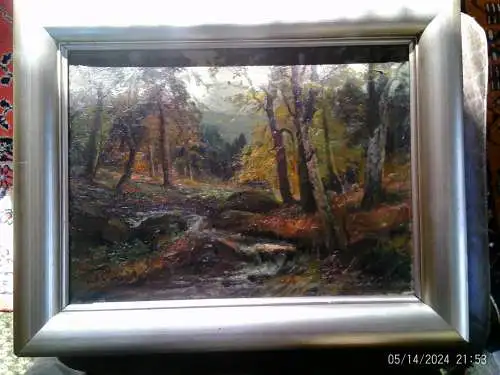 Adolf RHEINERT (1878–Düsseldorf 1958) – „Lichtspiel am Gebirgsbach“